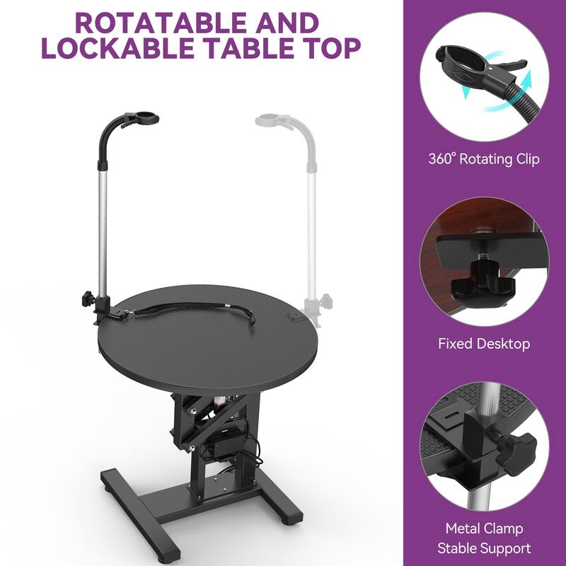 24" Electric Lift Dog Grooming Table Black Bed Bath & Beyond 40272373